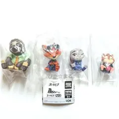 肩ズン　ズートピアPart.2　全4種類コンプリートセット　ニック　ガチャ②