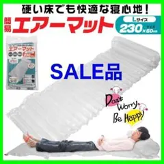 [방재를 위해!]간단!심플 에어 매트 230cm L 사이즈 방재 야외