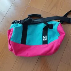 CHUMS ボストンバッグ 青とピンクのサムネイル