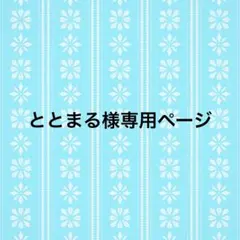 ととまる様専用ページ