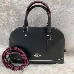 ぽぽ様専用　美品　コーチ　ショルダーバッグ　ミニシエラ　サッチェル　2way