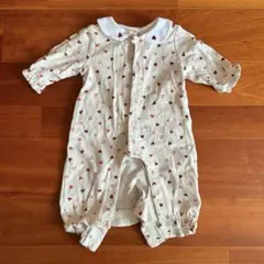 petit main ハート柄ロンパース 70cm