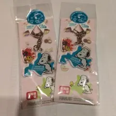 未開封未使用スヌーピー北海道限定キーホルダー　12月柄