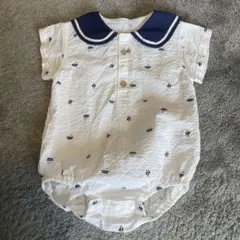 アカチャンホンポ　セーラーロンパース80