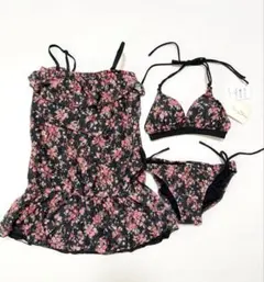 Totasu Eleven 花柄セパレート水着 ビキニ 3点セットのサムネイル
