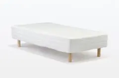 無印　無印良品　MUJI シングルベッド　脚付マットレス 中古品】脚付マットレス・高密度ポケットコイル・シングル（洗える