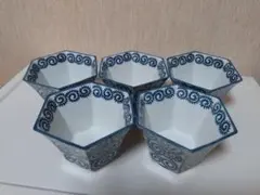 有田焼・蛸唐草・六角小鉢