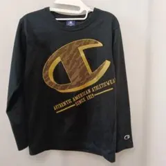 Champion ブラック 長袖Tシャツ 150