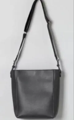 JEANASIS ☆ シンセティックレザーバッグ ブラック ショルダーバッグ