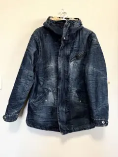 フリースライニング ダークブルー Gジャン M