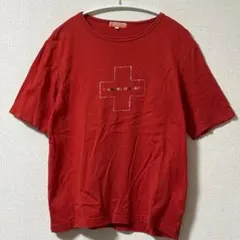 CASTELBAJAC 半袖Tシャツ レッド ロゴのサムネイル