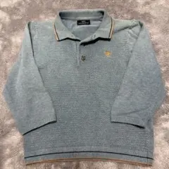 next 恐竜刺繍付きポロシャツ風長袖ニット セーター 子供服 キッズ 男の子