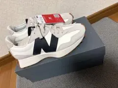 New Balance 327 ホワイト25.5cm