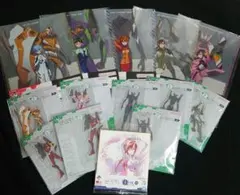 エヴァンゲリオン クリアファイル 5枚 アクリルスタンド8枚 色紙セット