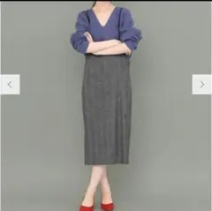 KBFストラップ付きグレータイトスカート