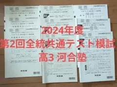 河合塾 2024年度全統共通テスト 高2模試2025年2月実施 - メルカリ