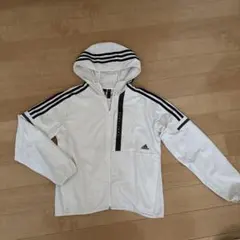 adidas ウィンドブレーカー ホワイト Mサイズのサムネイル