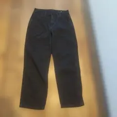 ユニクロUNIQLO ワイドフィットジーンズ ダークグレー30（76㎝）