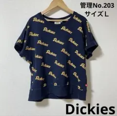 Dickies 半袖Tシャツ Lサイズ ネイビー