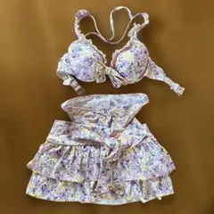 フラワープリント セパレート水着