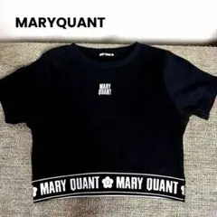 マリークワント　　　　　　　　　　　　　　　　ロゴテープクロップTシャツ