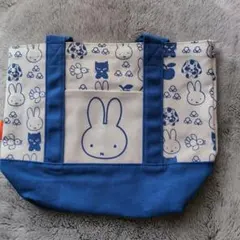 ミッフィー柄キャンバス手提げ袋
