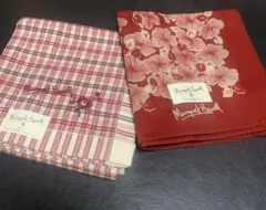 新品　Margaret Howell ハンカチ 2枚セット　マーガレットハウエル