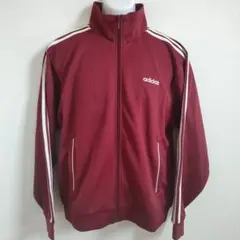adidas バーガンディ トラックジャケット