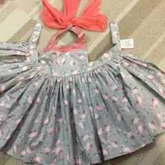 MARLMARL フラミンゴ スタイ エプロンドレス 80〜90