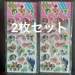 【国内未発売・海外正規ライセンス品】　パワーパフガールズ　シール　2枚セット