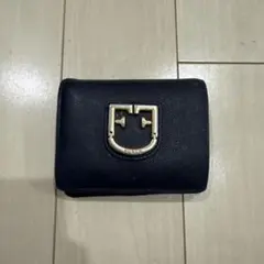 FURLA 二つ折り財布 ネイビー