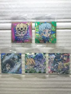ジョジョの奇妙な冒険　黄金の風　シールウエハース　５枚セット