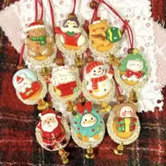 クリスマス チャーム オーナメント ミニリース