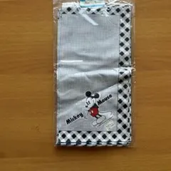 【新品未使用】ミッキーマウス チェック柄ハンカチ