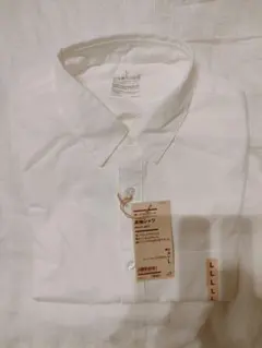 (新品未使用)無印良品 コットンブロードシャツ 長袖　ホワイト Lサイズ