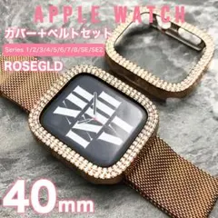 アップルウォッチ ベルト バンド 40ｍｍ セット ステンレス RD