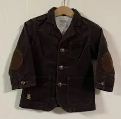 美品　ミキハウス　ジャケット　90サイズ　ブラウン