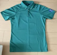 DESCENTE GOLF メンズ 半袖ポロシャツ グリーン L