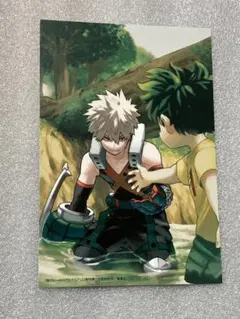 僕のヒーローアカデミア　特典　ポストカード　爆豪勝己　緑谷出久