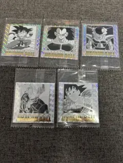 ［未開封］ドラゴンボール 40周年記念 ホログラムシール 5枚セット