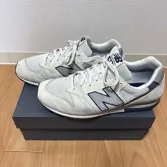 美品 New Balance CM996RN2 ホワイト/ネイビー 27.5