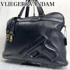 希少 VLIEGER&VANDAM ガンモチーフ 2WAYバッグ ビジネス 黒 - メルカリ