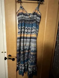 キャミワンピース&デニムブ長袖シャツ GAP