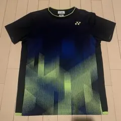 YONEX バドミントン　ゲームシャツ グリーン ネイビー M