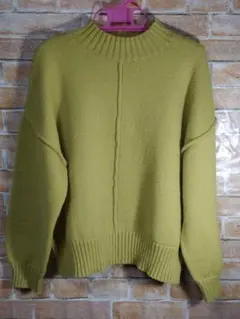 【RETRO GIRL】/Ｆサイズ/ニットセーター/カラシ色/長袖/レディース