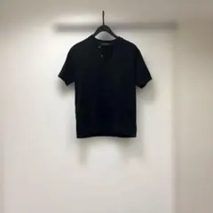 NANO UNIVERSE ヘンリーネック 半袖Tシャツ ブラックのサムネイル
