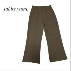 【GWセール】tal.by yumi ワイドパンツしまむらフレアパンツ 春夏