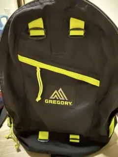 最終！ほぼ使ってませんGREGORYバックパック ブラック×ネオンイエロー美品！のサムネイル