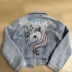ユニコーン刺繍デニムジャケット AU 7