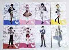 ガンダムSEED preppy style 特典 ポストカード コンプ 8点 ①